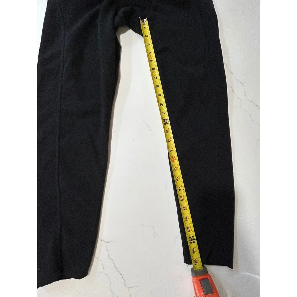 Oakley Mens Black Fleece Base Layer Thermal Pants Size Large Leggings Drawstring